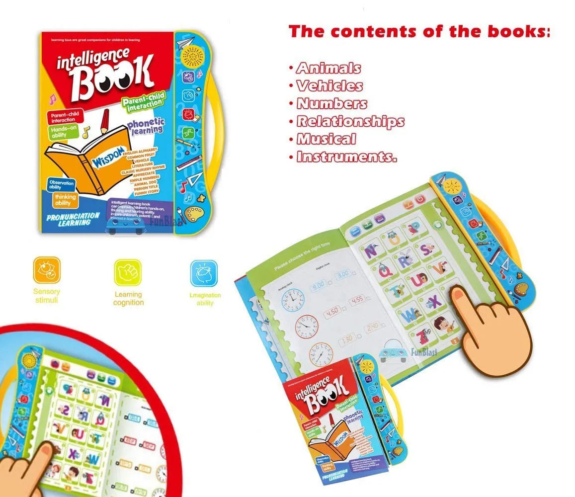 Smart Learning Book for Toddlers – Interactive Educational Toy Alternative