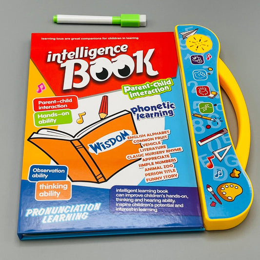 Intelligence Book for Kids – Interactive Educational Learning Book with Activities for Toddlers & Children