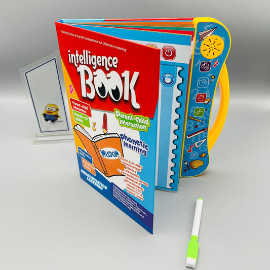 Intelligence Book for Kids – Interactive Educational Learning Book with Activities for Toddlers & Children