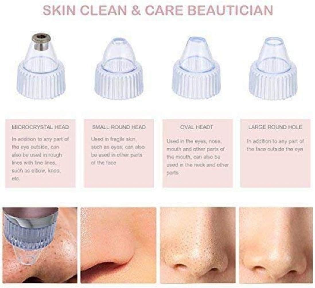 Close-up of Derma Suction Pore Cleaner in Use on Face
