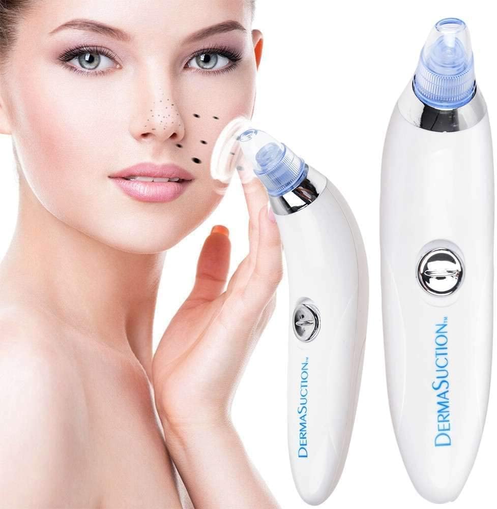 Derma Suction Blackhead Remover Vacuum with 4 Probes and Adjustable Suction


