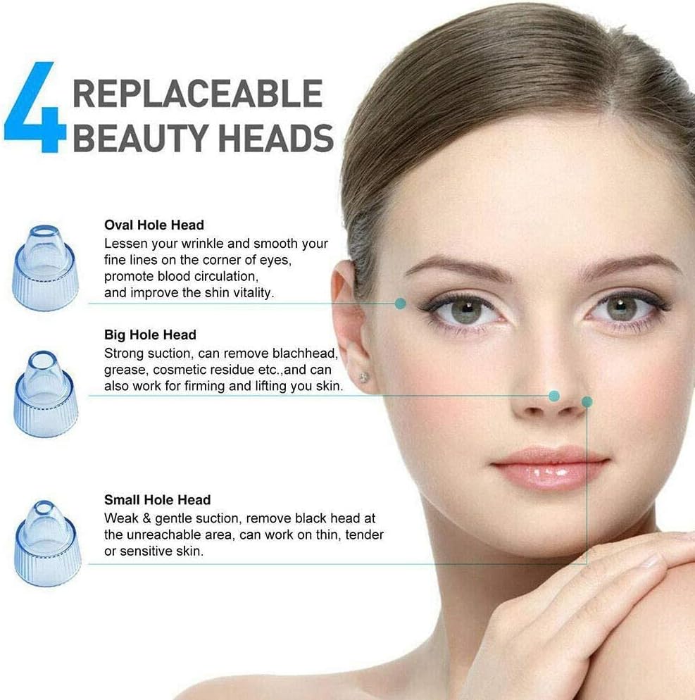 Derma Suction Facial Kit with Interchangeable Suction Heads


