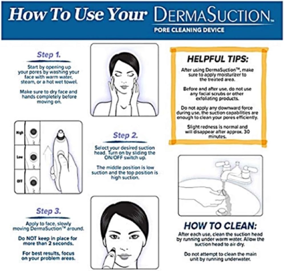 Portable Electric Blackhead Remover for All Skin Types